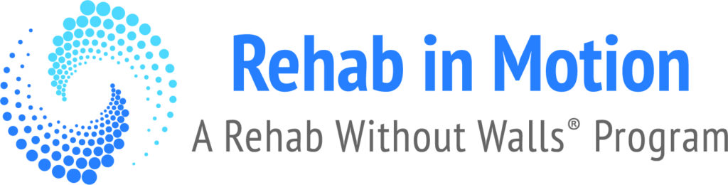 Rehab In Motion program logo (horizontal)